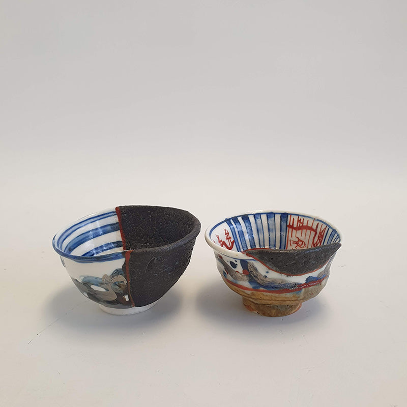 Yobitsugi style Sake cup, 2020