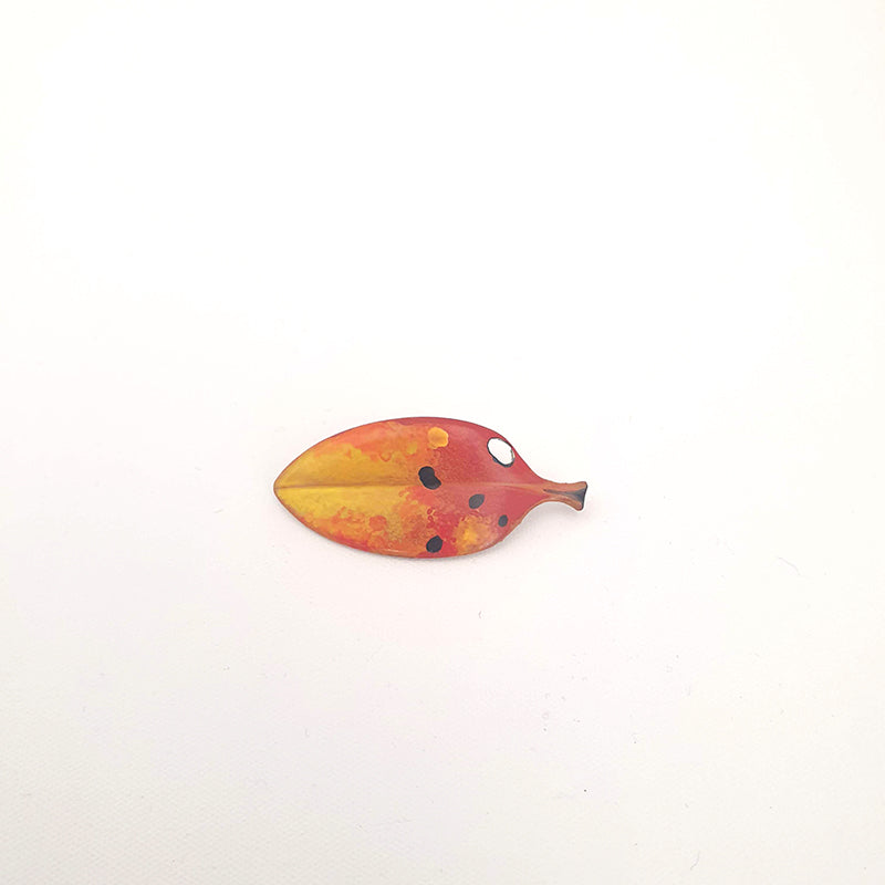 Pohutukawa Leaf Brooch, 2021