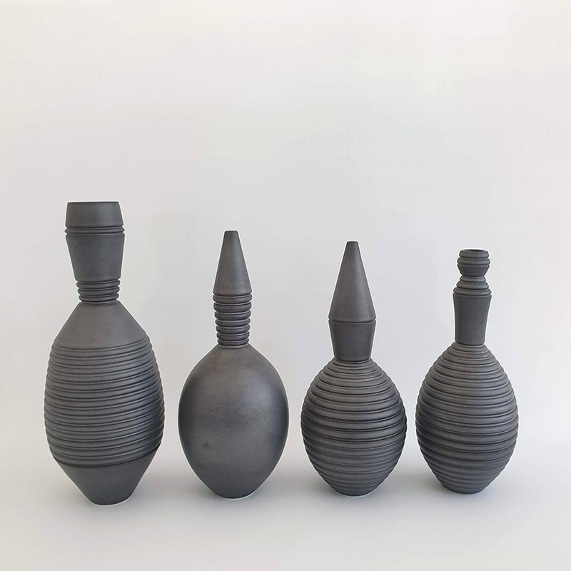 Charcoal Grooved Bottle