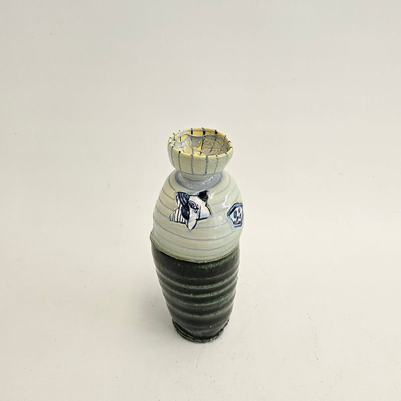 Iro-Shino Oribe Bottle, 2022