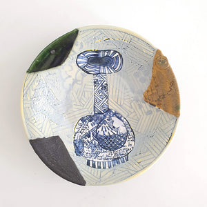 Basara Yobitsugi Medium wall plates, 2022