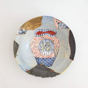 Basara Yobitsugi Large wall plates, 2022