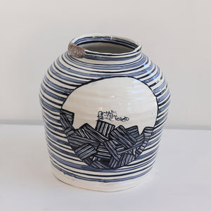 Blue and White Vase, 2018