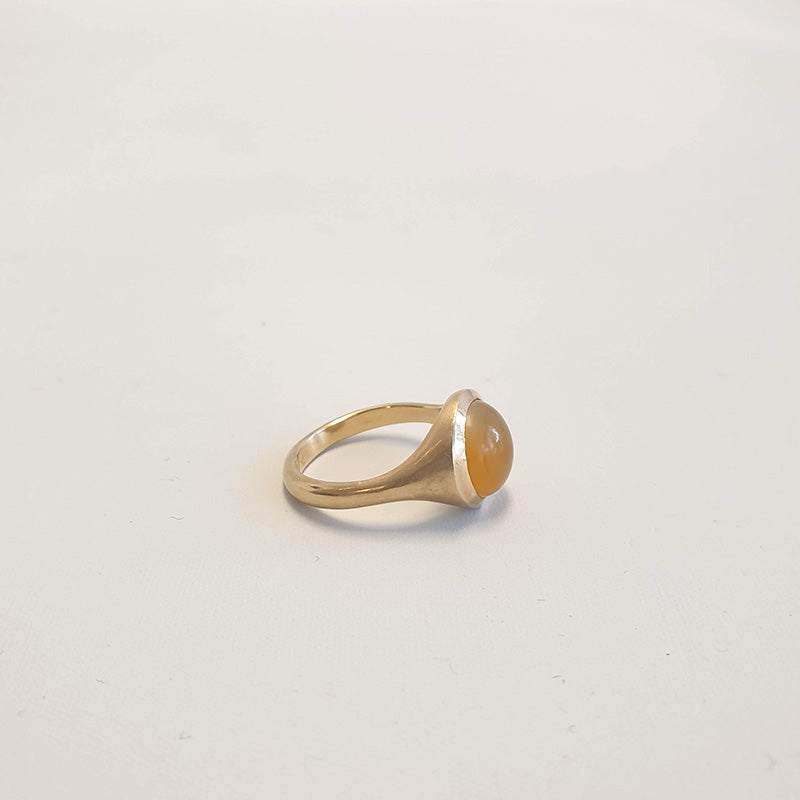 Cabochon Carnelian ring, 2023