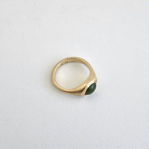 Cabochon Pounamu Ring, 2024