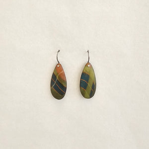 Tartan Pearl Drop earrings, 2022