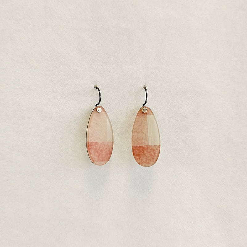 Tartan Pearl Drop earrings, 2022