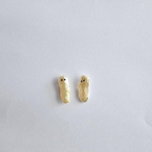 Ghost stud earrings