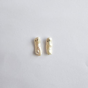 Ghost stud earrings