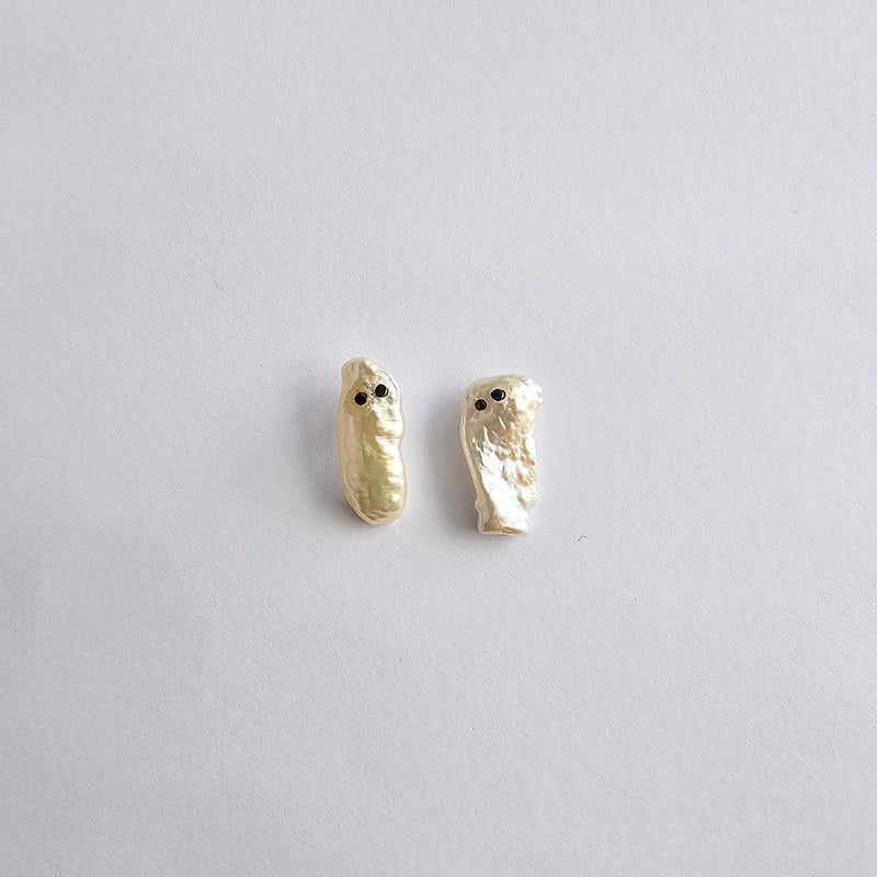 Ghost stud earrings