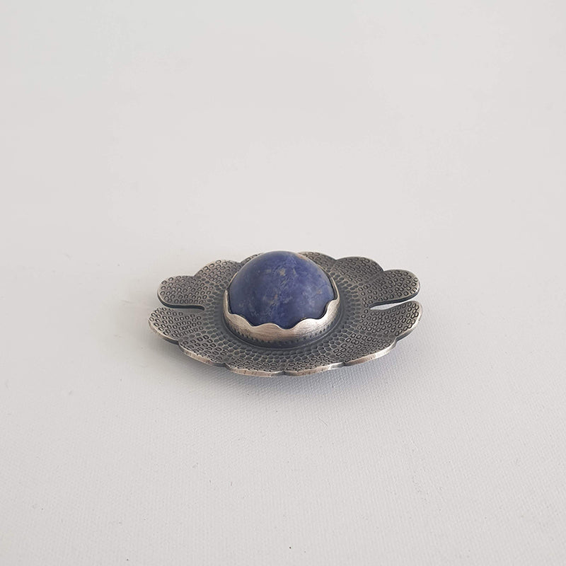 Brooch - sodalite, 2023