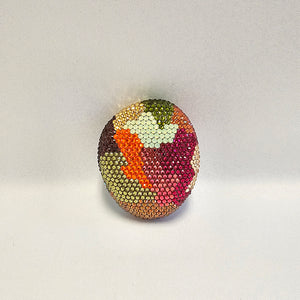 RhineStone brooch (bright camo), 2025