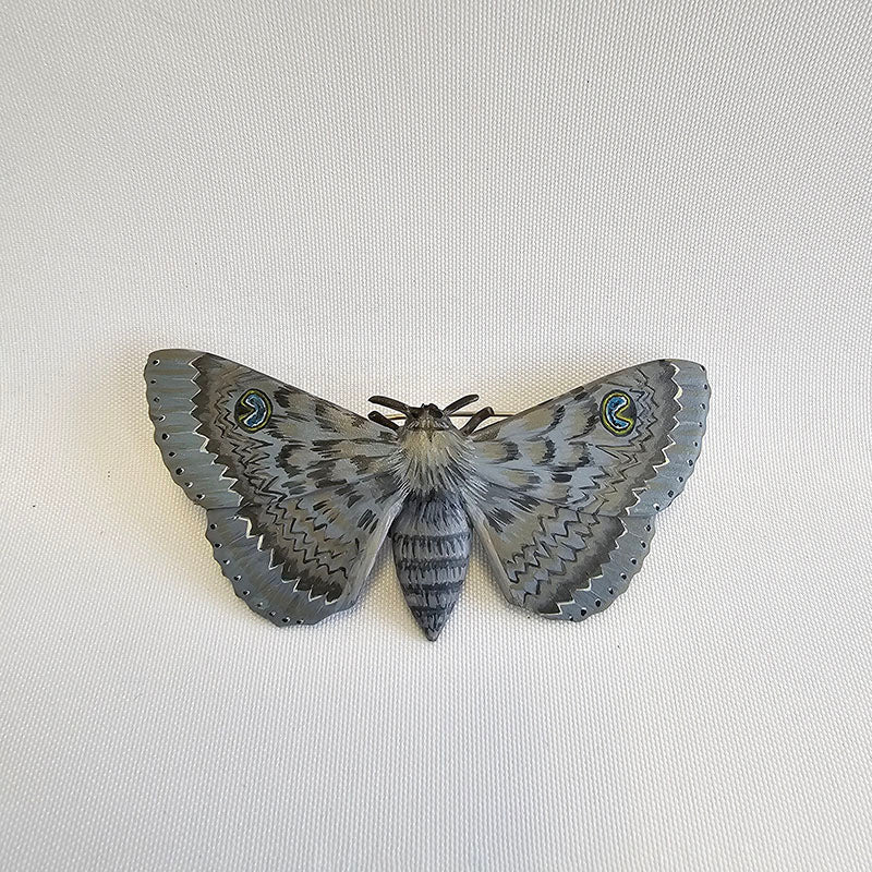 Peacock Moth Brooch, 2025
