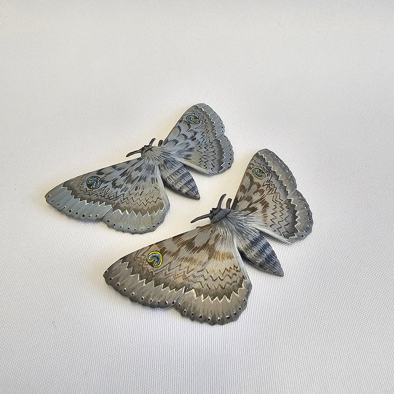 Peacock Moth Brooch, 2025