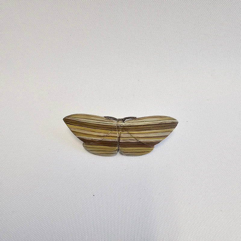 Cabbage Tree Moth Brooch, 2025