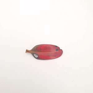 Pohutukawa Leaf Brooch, 2021