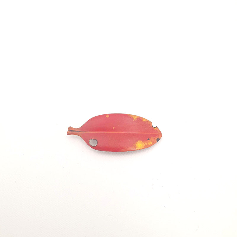 Pohutukawa Leaf Brooch, 2021