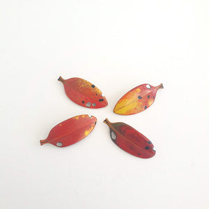 Pohutukawa Leaf Brooch, 2021