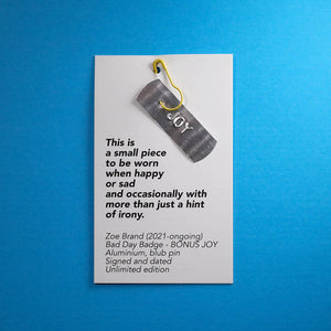 BAD DAY BADGES, 2019
