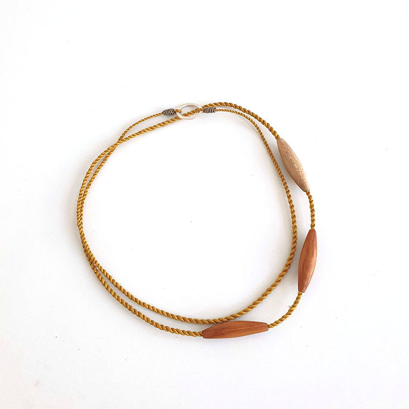 3 Rimu 3 Bead - Rimu & Puriri, 2021 – Masterworks Gallery NZ
