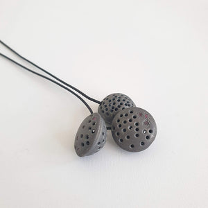 3 Holey pod pendant