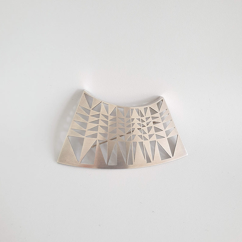Mapping Series brooch