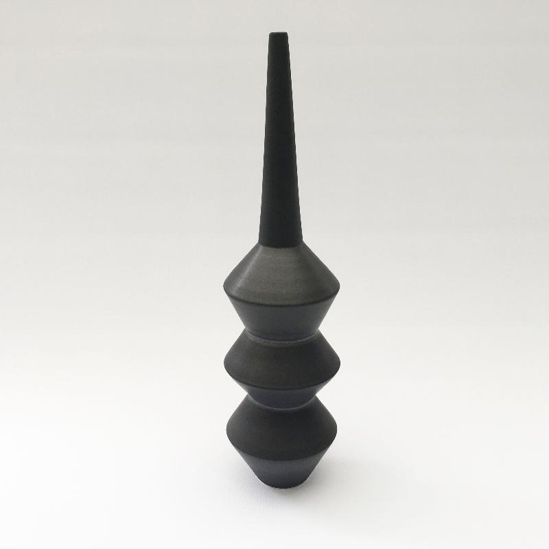 Charcoal Zig Zag Bottle