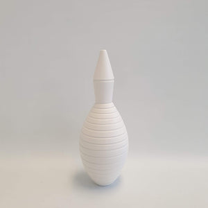 Matt White Grooved bottles, 2022