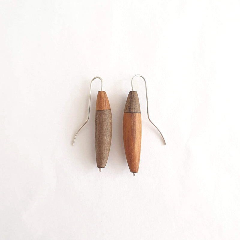 Solstice earrings - Rimu & Puriri, 2021