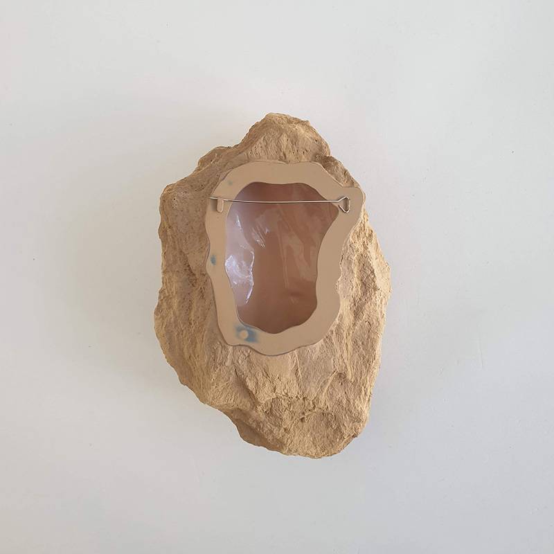 Large Rock Brooch, 2018