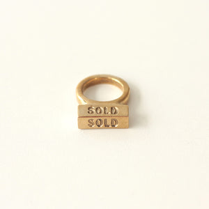 SOLD - ring, 2016